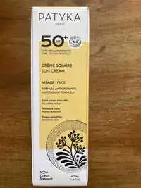 PATYKA - Crème solaire SPF 50+