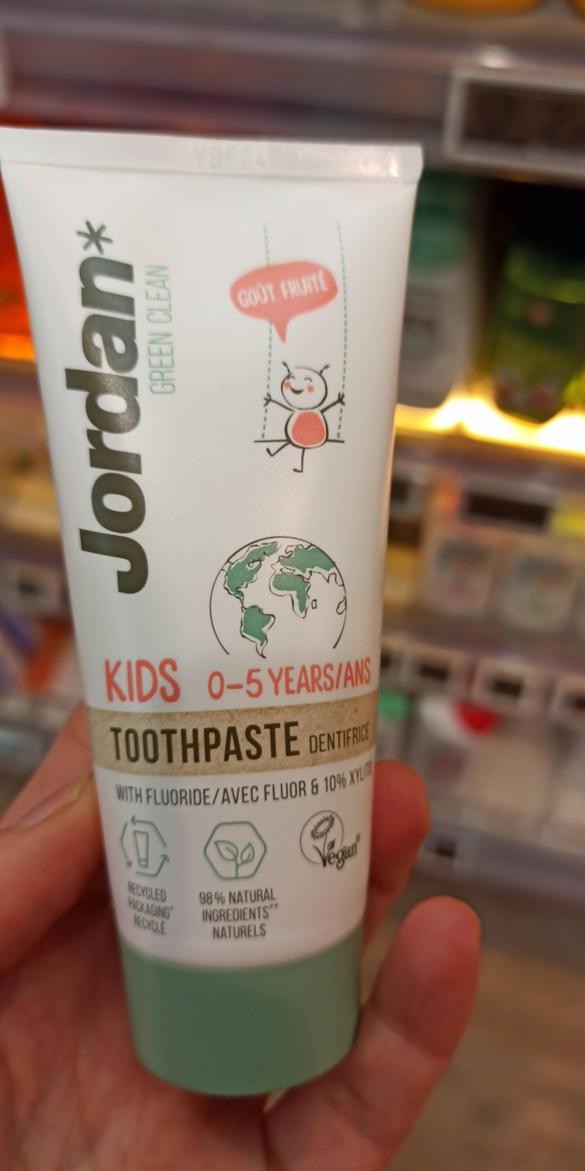 JORDAN GREEN CLEAN - Dentifrice - Kids 0-5 ans