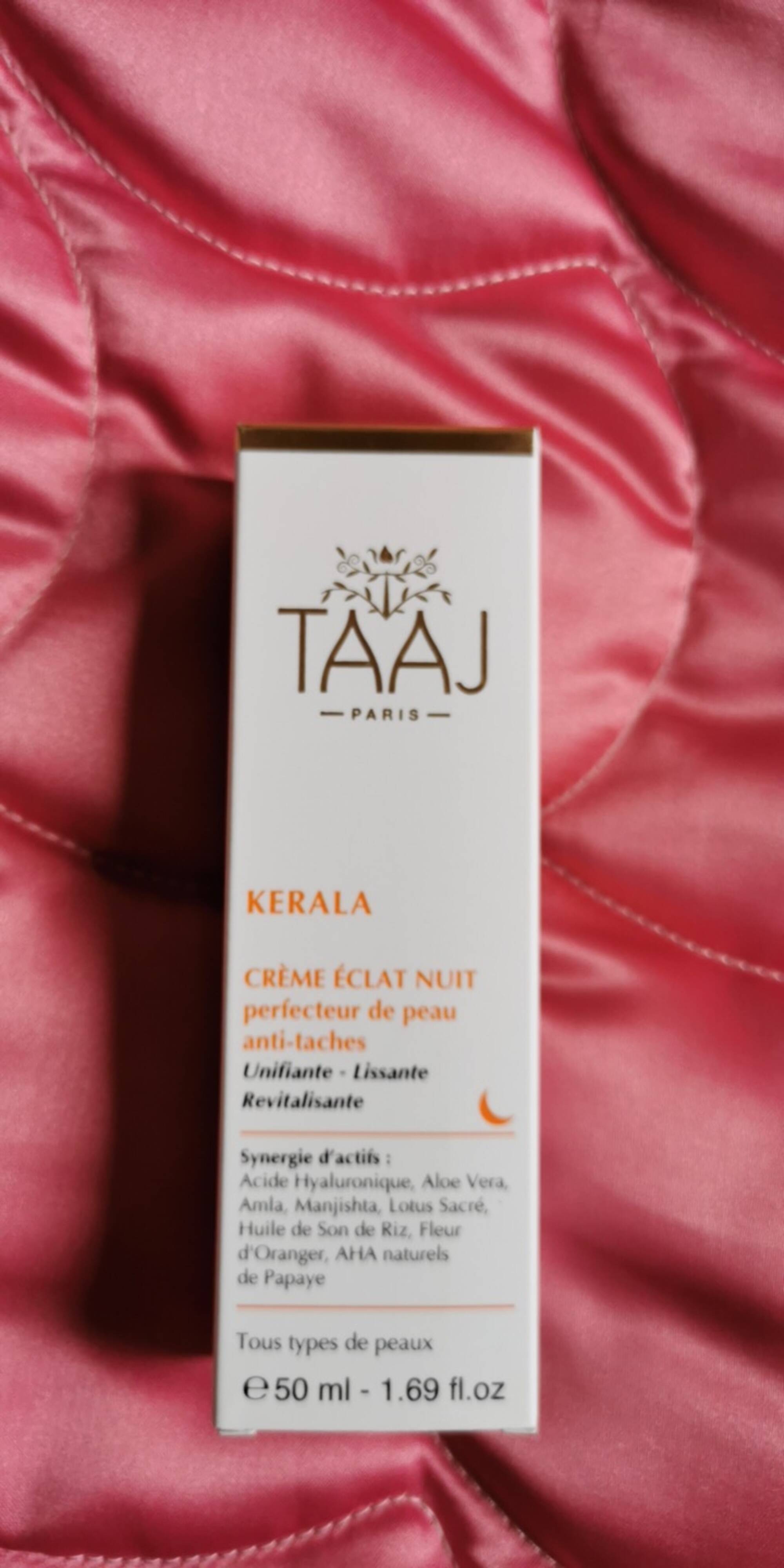 TAAJ - Crème éclat nuit perfecteur de peau anti-taches