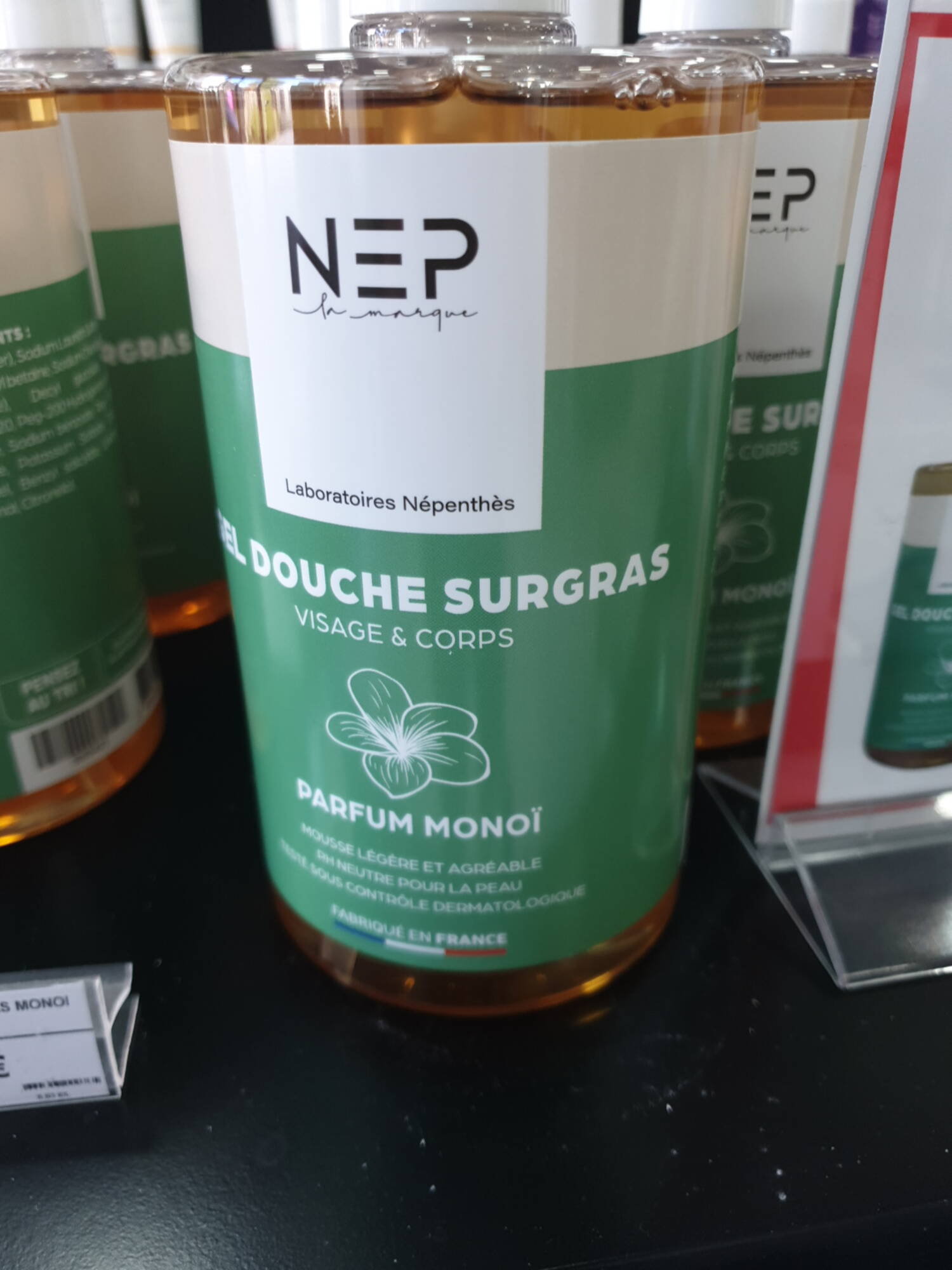 NEP - Gel douche surgras parfum monoï