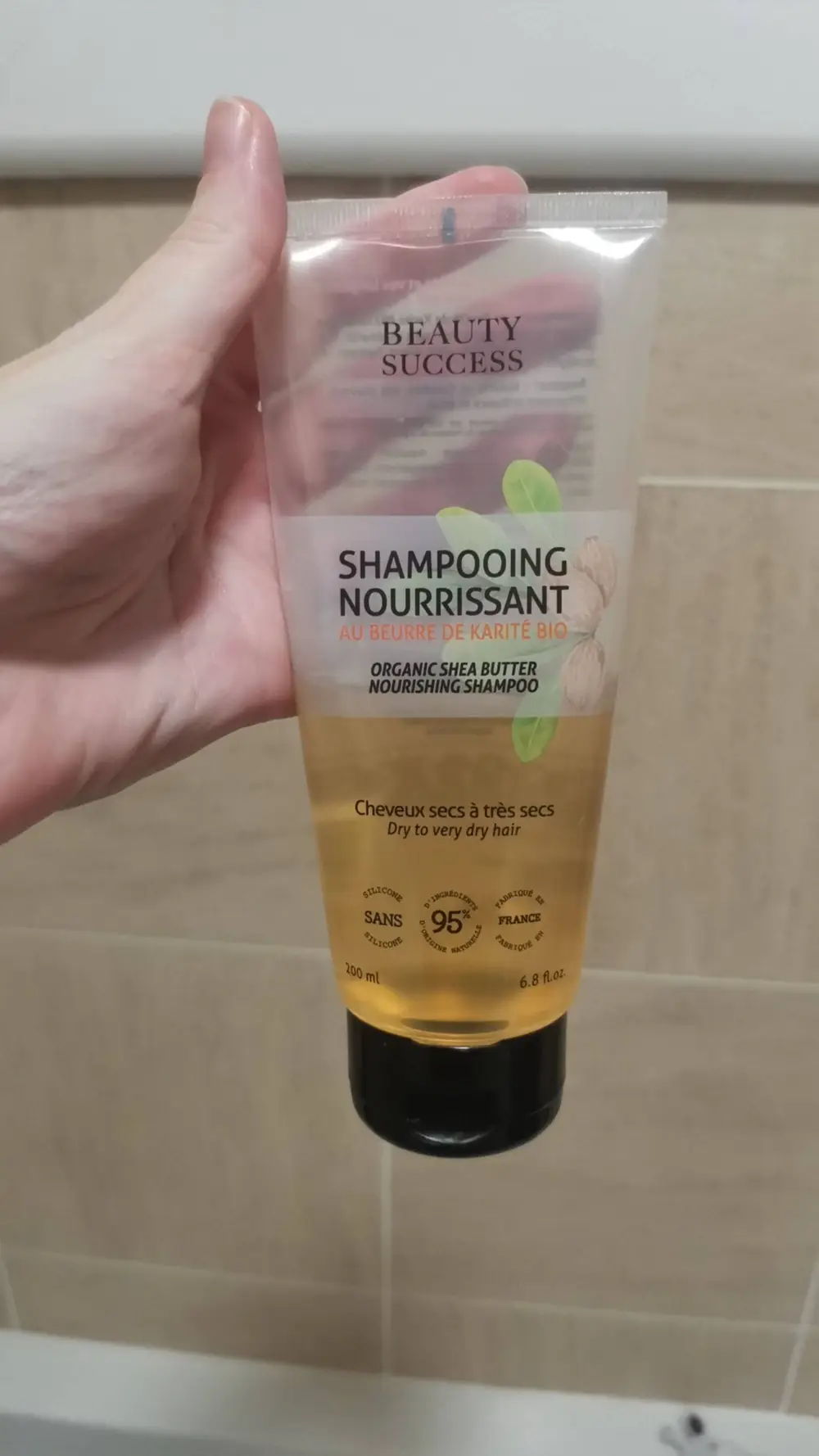 BEAUTY SUCCESS - Shampooing nourrissant au beurre de karité bio