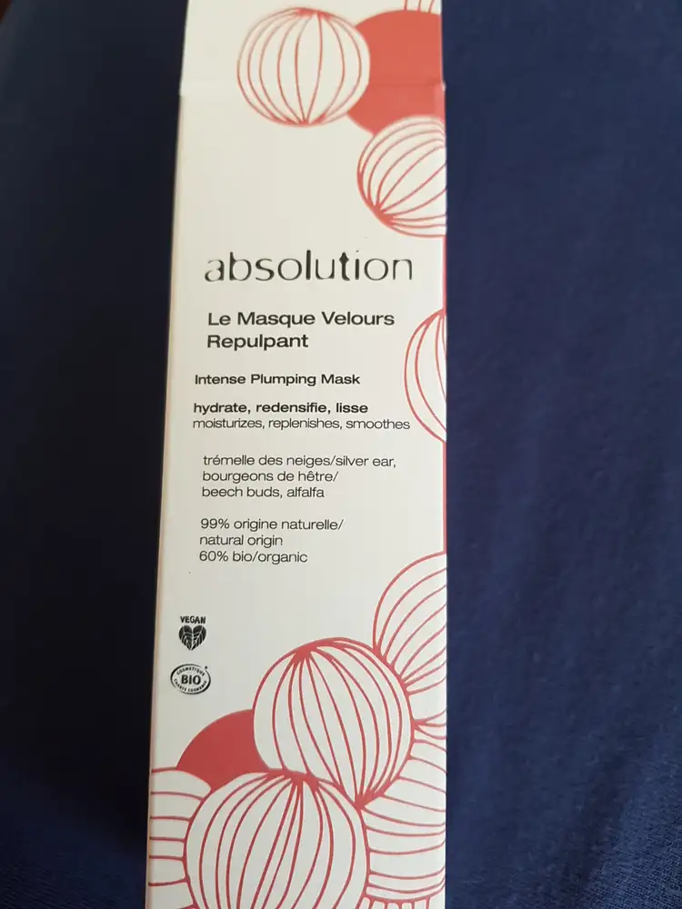 ABSOLUTION - Le masque velours repulpant