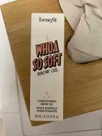 BENEFIT - Whoa so soft - Huile sourcils strucutrante