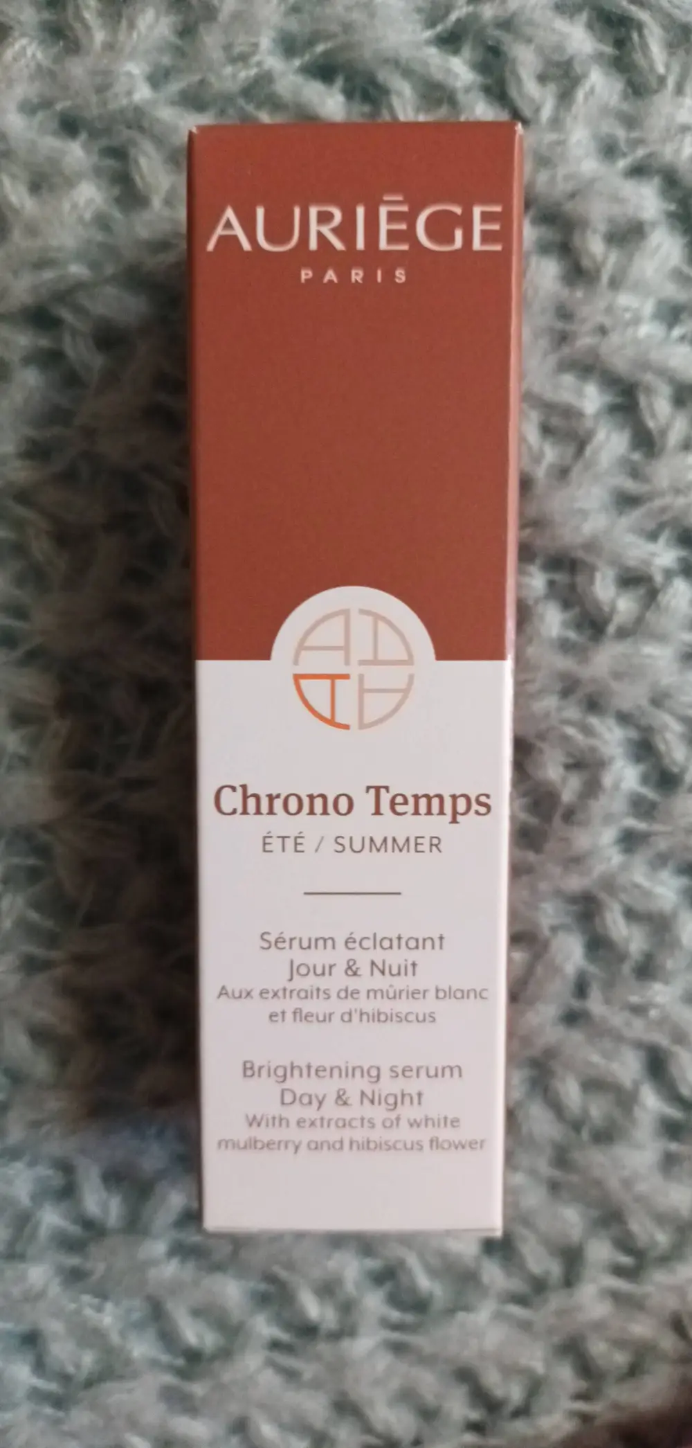 AURIÈGE - Chrono temps été - Sérum éclatant jour & nuit