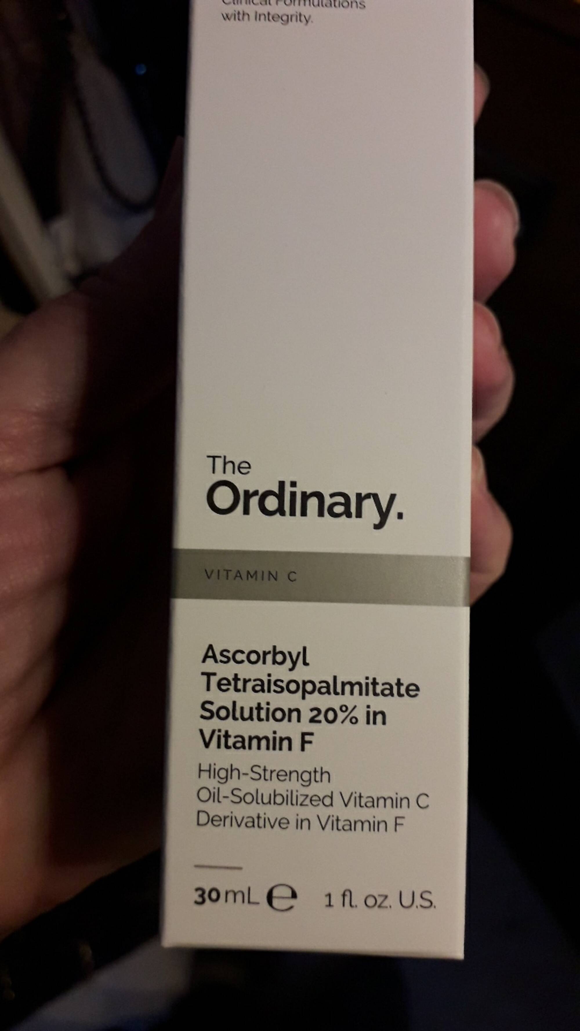THE ORDINARY - Ascorbyl tetraisopalmitate solution 20% in vitamin F