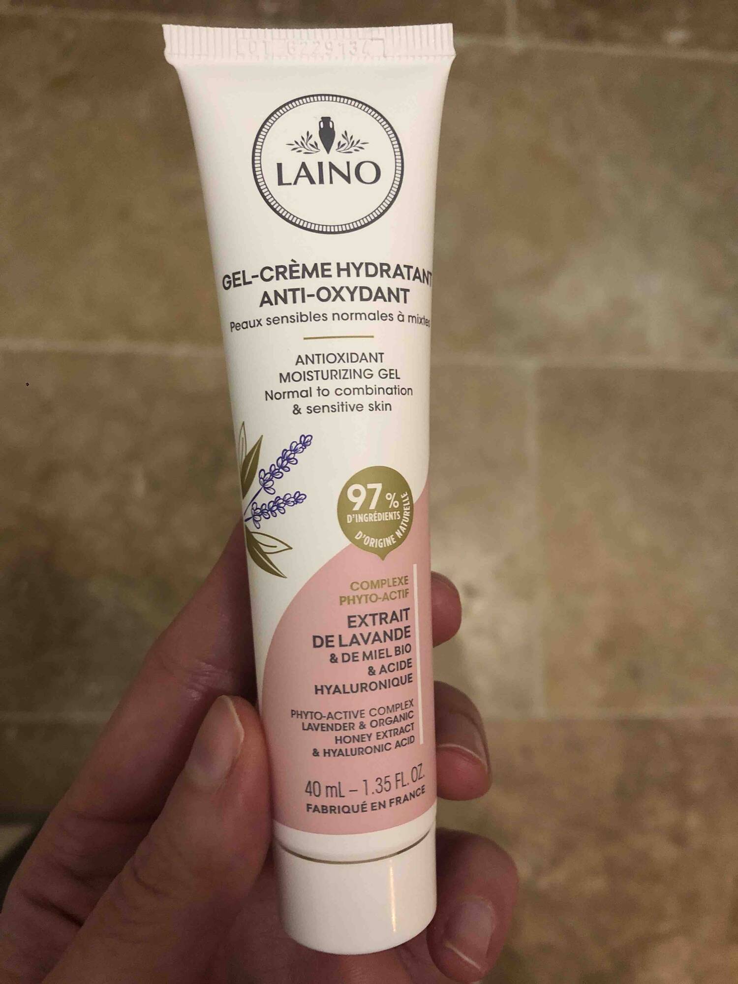 LAINO - Gel-crème hydratant anti-oxydant 
