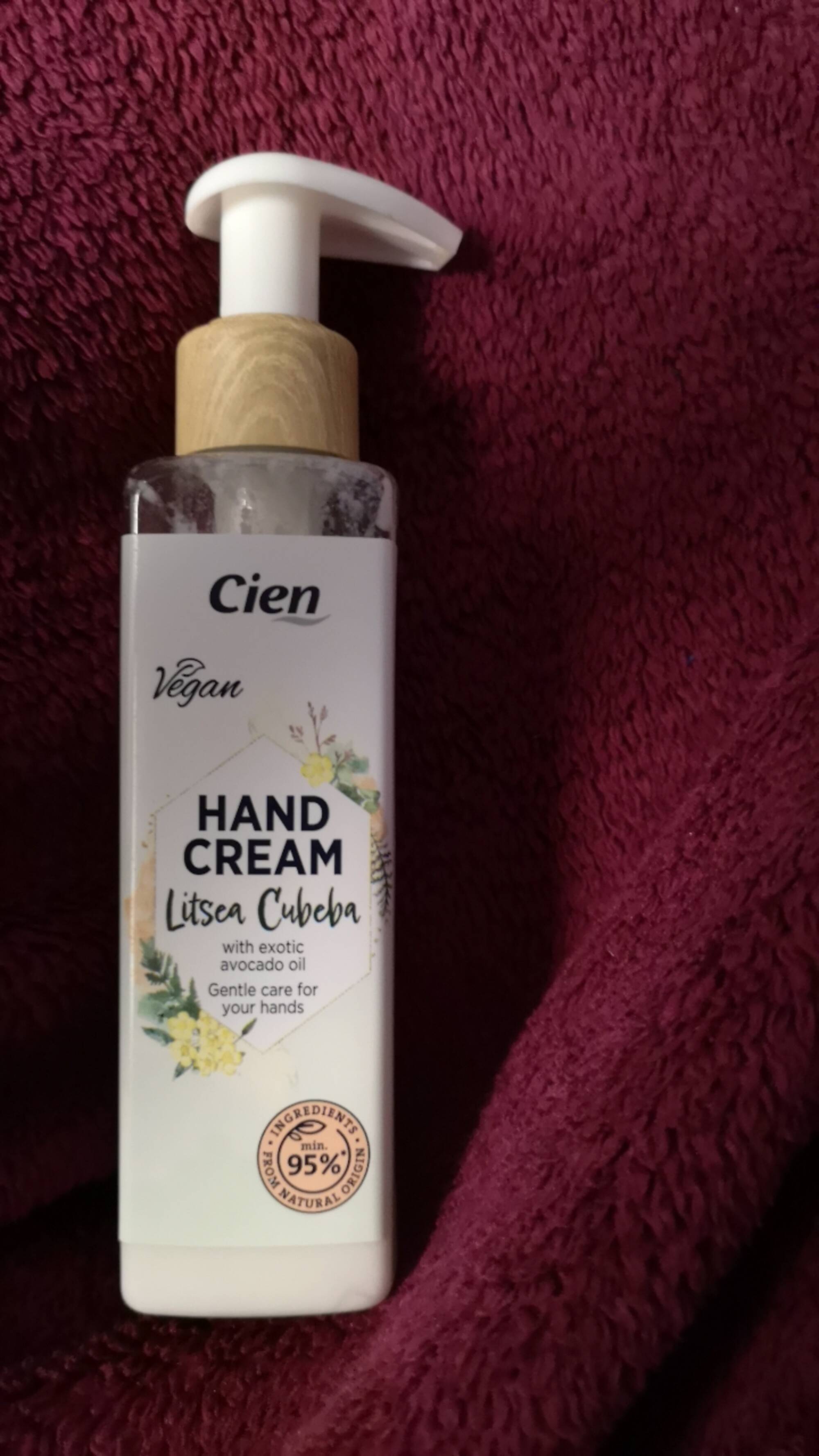 CIEN - Litsea cubeba - Hand cream