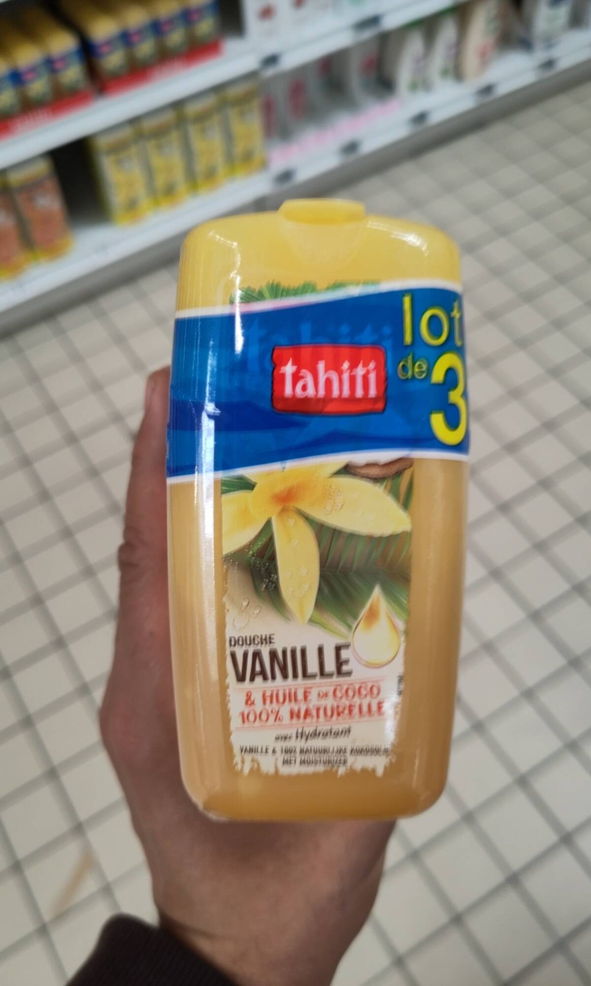 TAHITI - Vanille & huile de coco - Douche hydratant