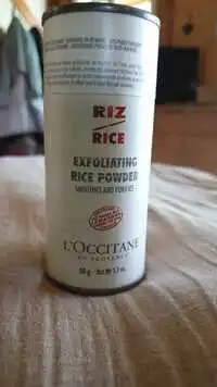 L'OCCITANE - Riz - Exfoliating rice powder