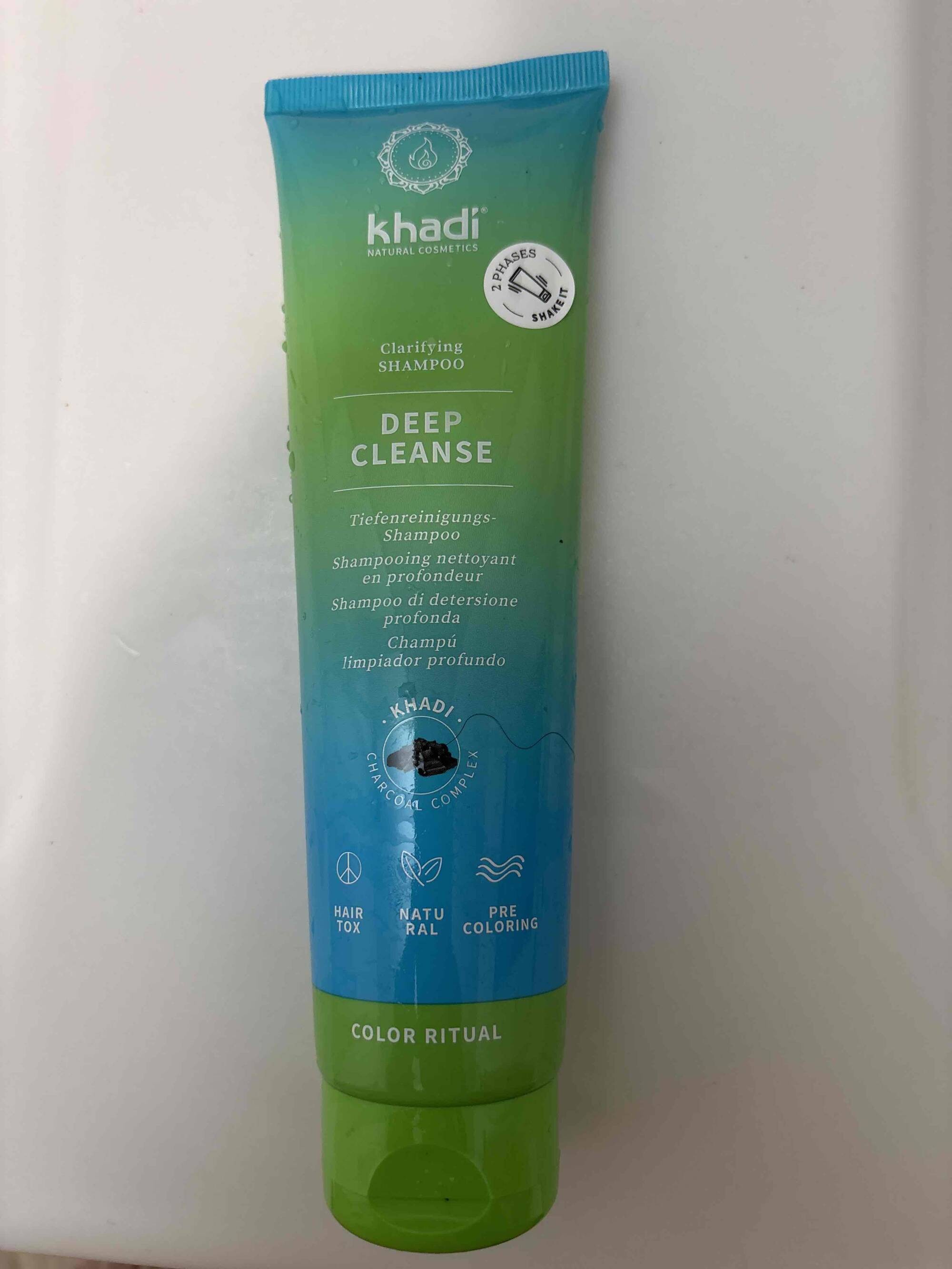 KHADI - Deep cleanse - Shampooing nettoyant en profondeur