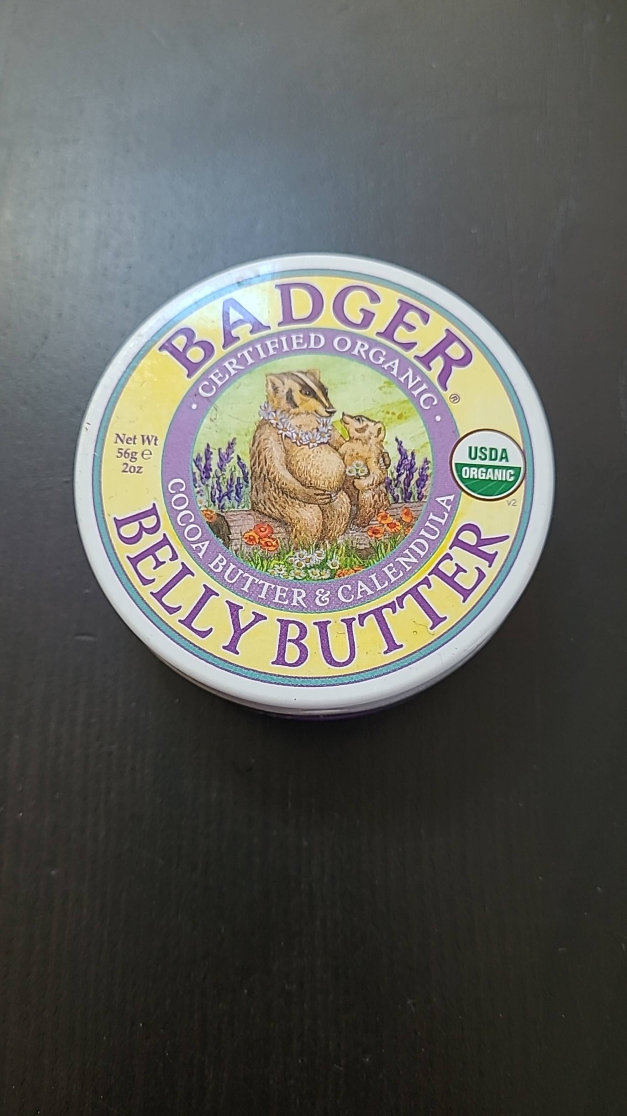 BADGER - Belly butter - Cocoa butter & calendula