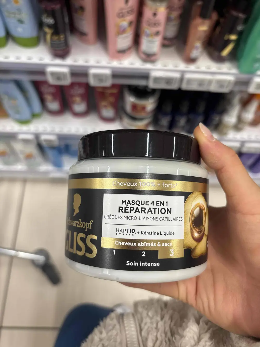 SCHWARZKOPF - Gliss - Masque 4 en 1 réparation