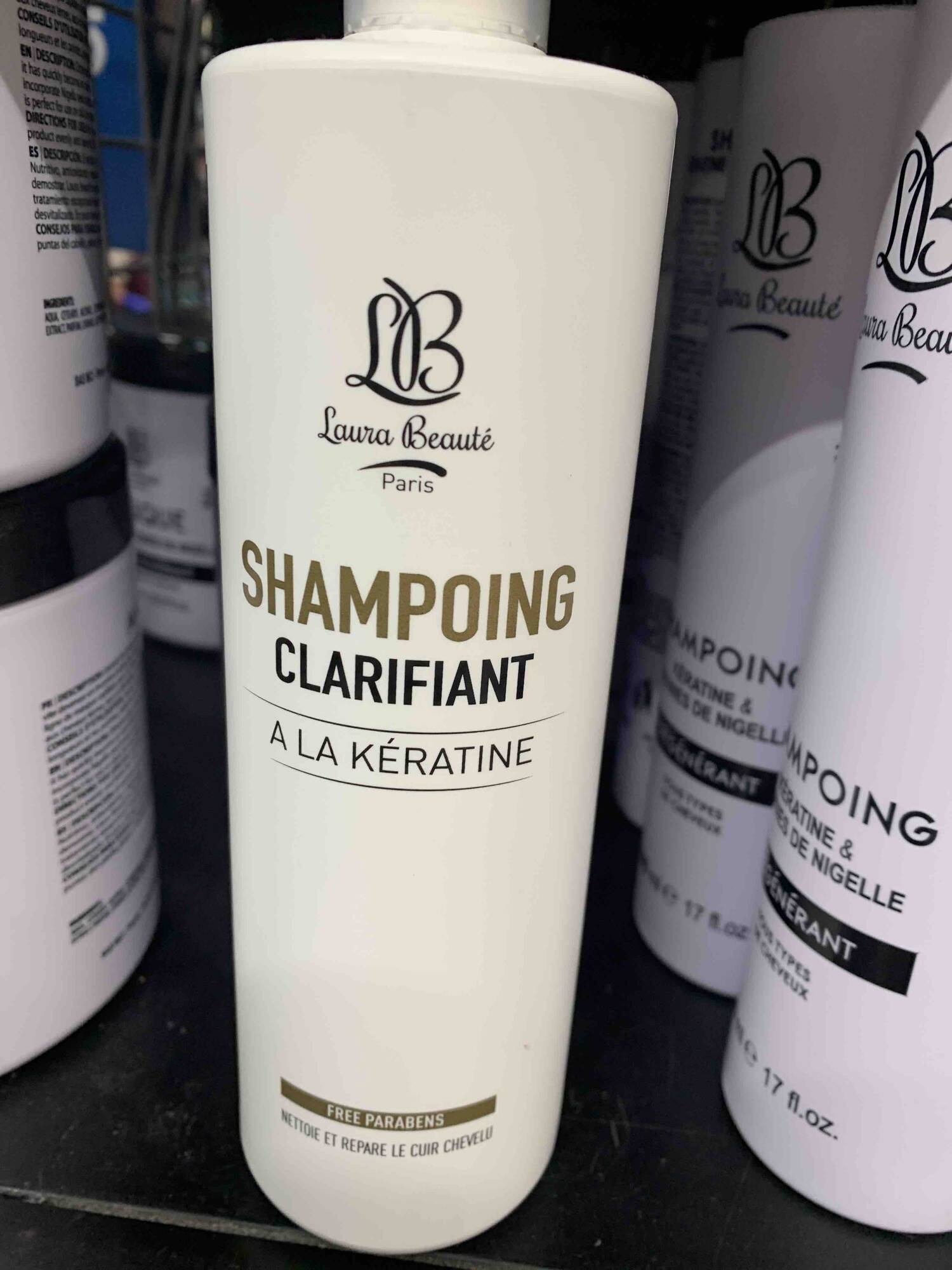 LAURA BEAUTÉ - Shampooing clarifiant à la kératine