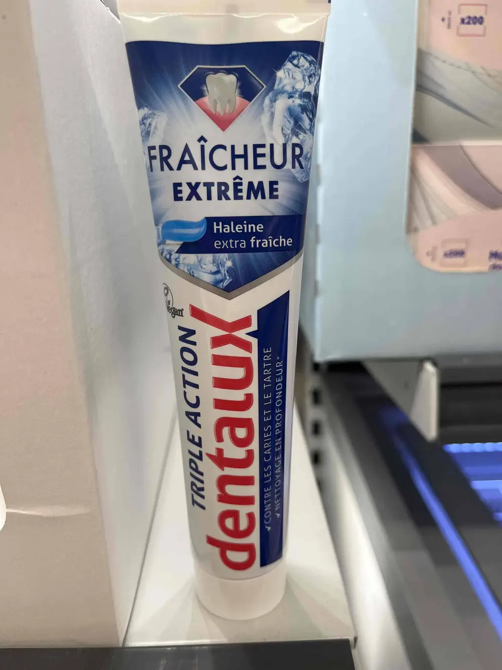 DENTALUX - Fraîcheur extrême - Dentifrice triple action