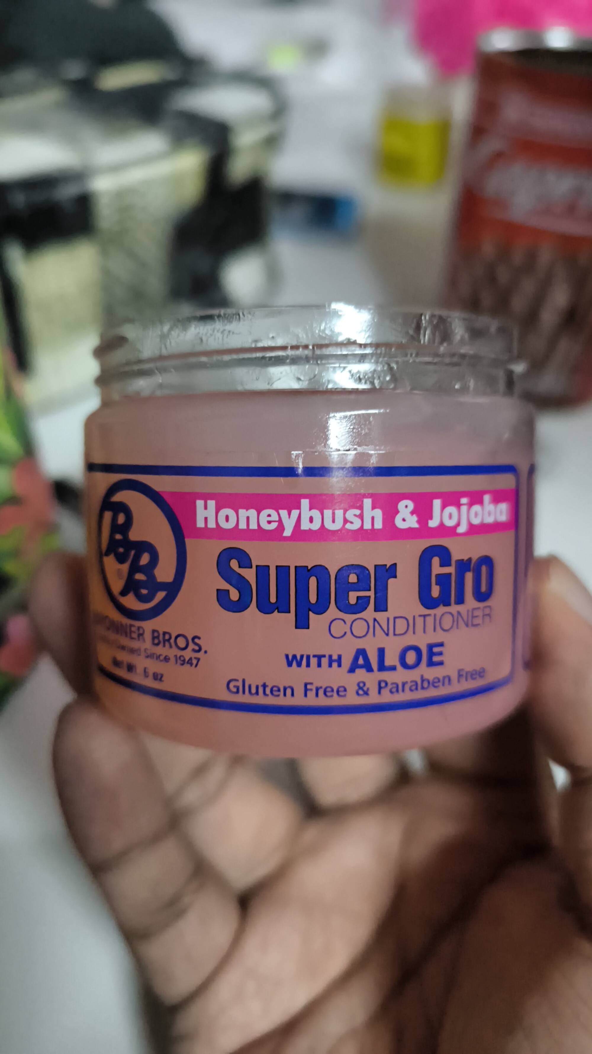 BRONNER BROS - Super gro honeybush & jojoba  - Conditioner with aloe