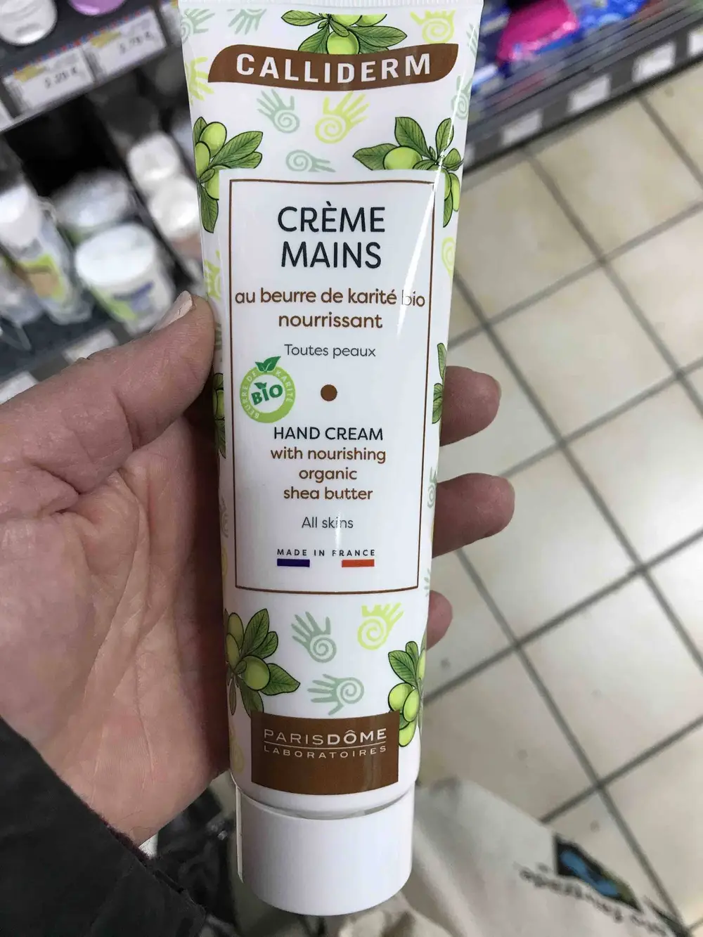 CALLIDERM - Crème mains au beurre de karité bio nourrissant