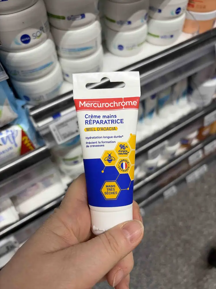 MERCUROCHROME - Mile d'acacia - Crème mains réparatrice