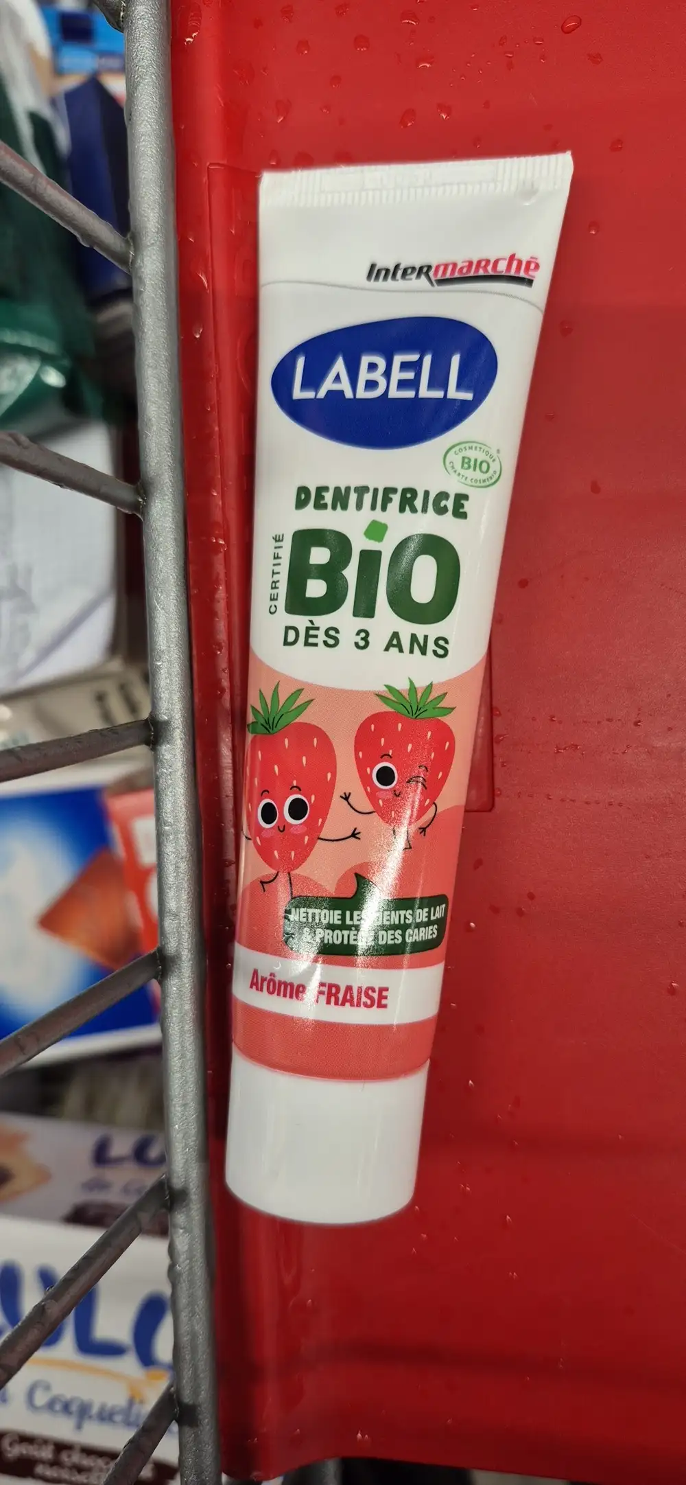 LABELL - Dentifrice bio dès 3 ans arôme fraise