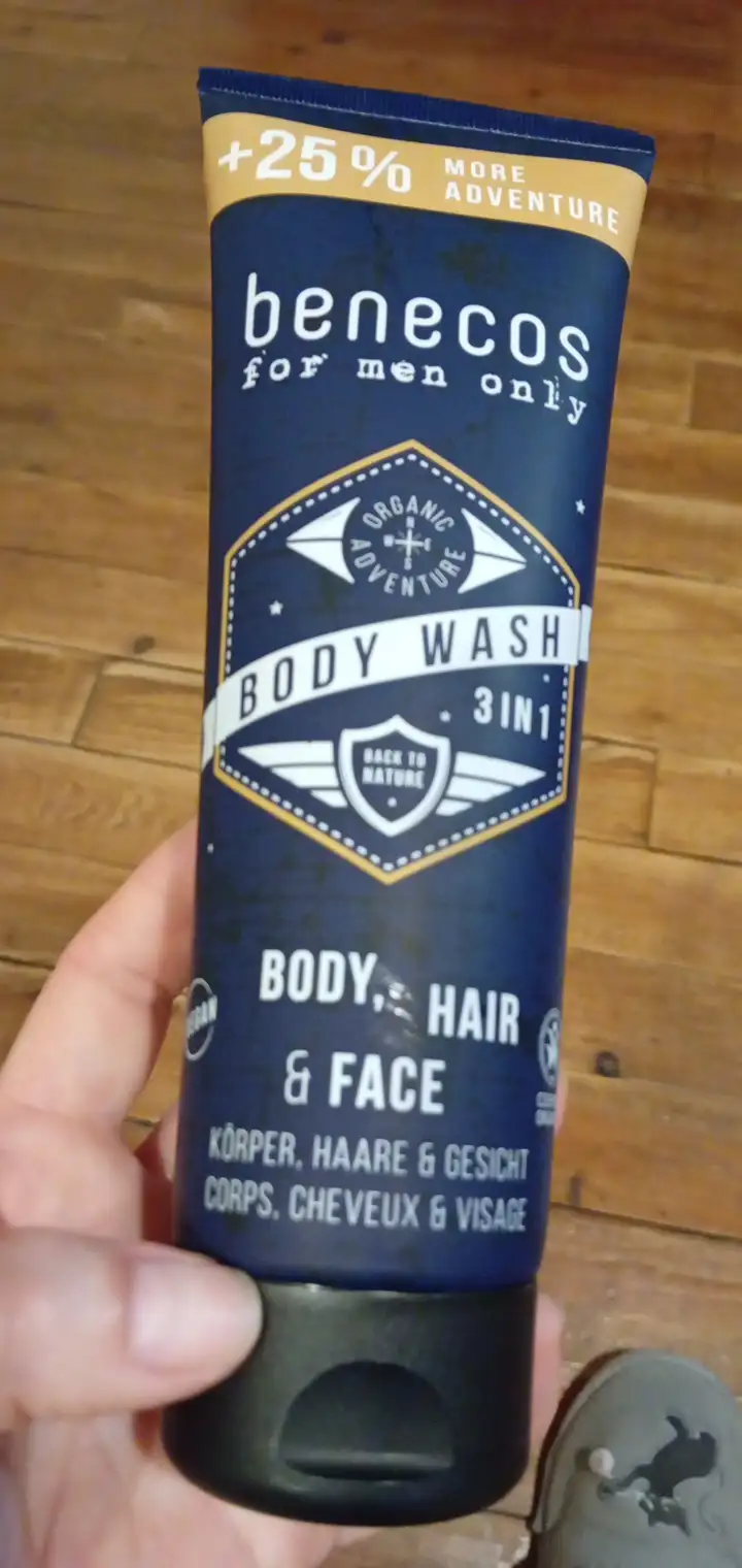 BENECOS - For men only - Body wash 3in1