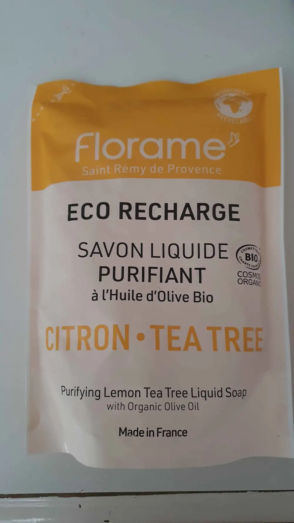 FLORAME - Citron-teatree - Savon liquide purifiant