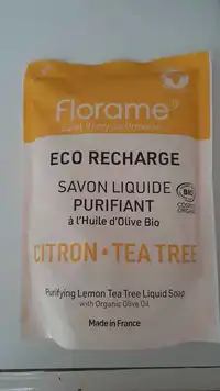 FLORAME - Citron-teatree - Savon liquide purifiant