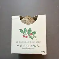 VERCUMA - Le savon soin du sportif