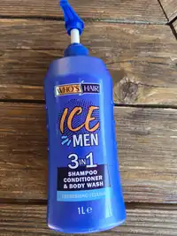 WHO'S HAIR ? - Ice men - 3in1 shampoo conditioner & body wash