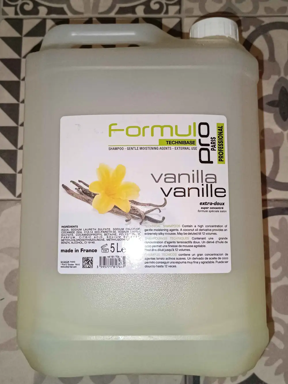 SHOP HAIR - Shampooing techniques vanille
