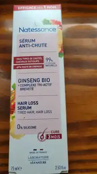 NATESSANCE - Ginseng bio - Serum anti-chute