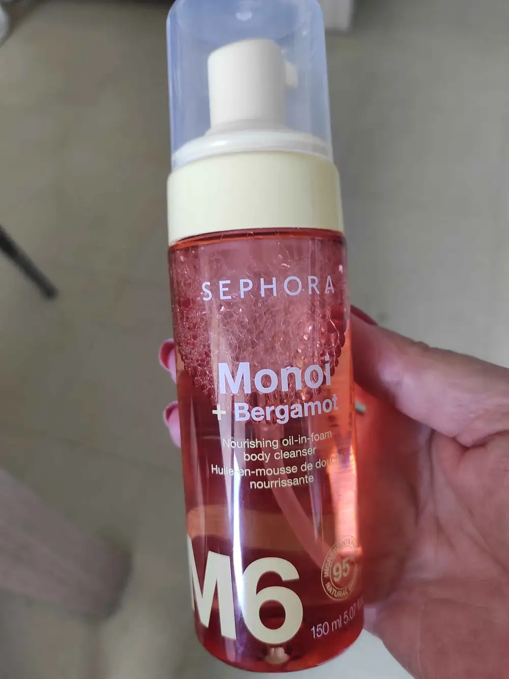 SEPHORA - M6 - Huile-en-mousse de douche nourrissante