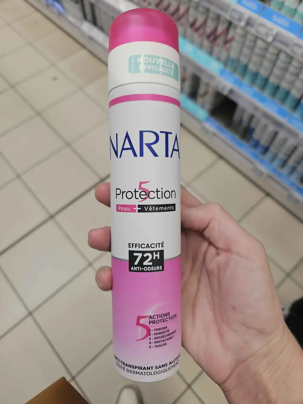 NARTA - Protection 5 - Anti-transpirant sans alcool