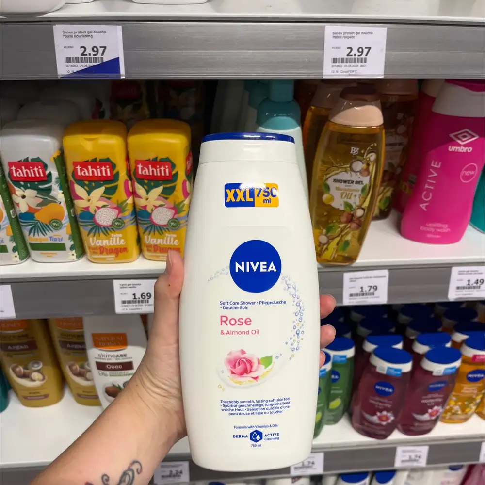 NIVEA - Douche soin rose & almond oil