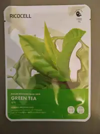 RICOCELL - Green tea - Nature recovery mask pack