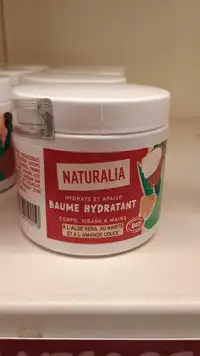 NATURALIA - Baume hydratant à l'aloe vera, au karité et à l'amande douce