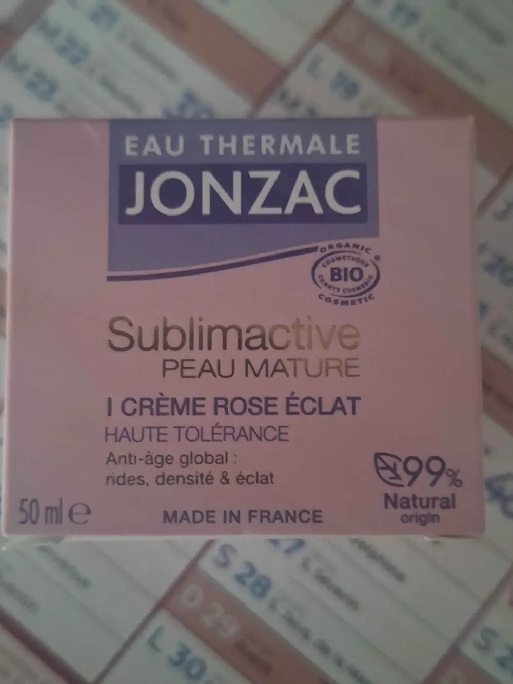 EAU THERMALE JONZAC - Sublimactive peau mature - Crème rose éclat