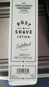 GENTLEMEN'S HARDWARE -  Post shave lotion