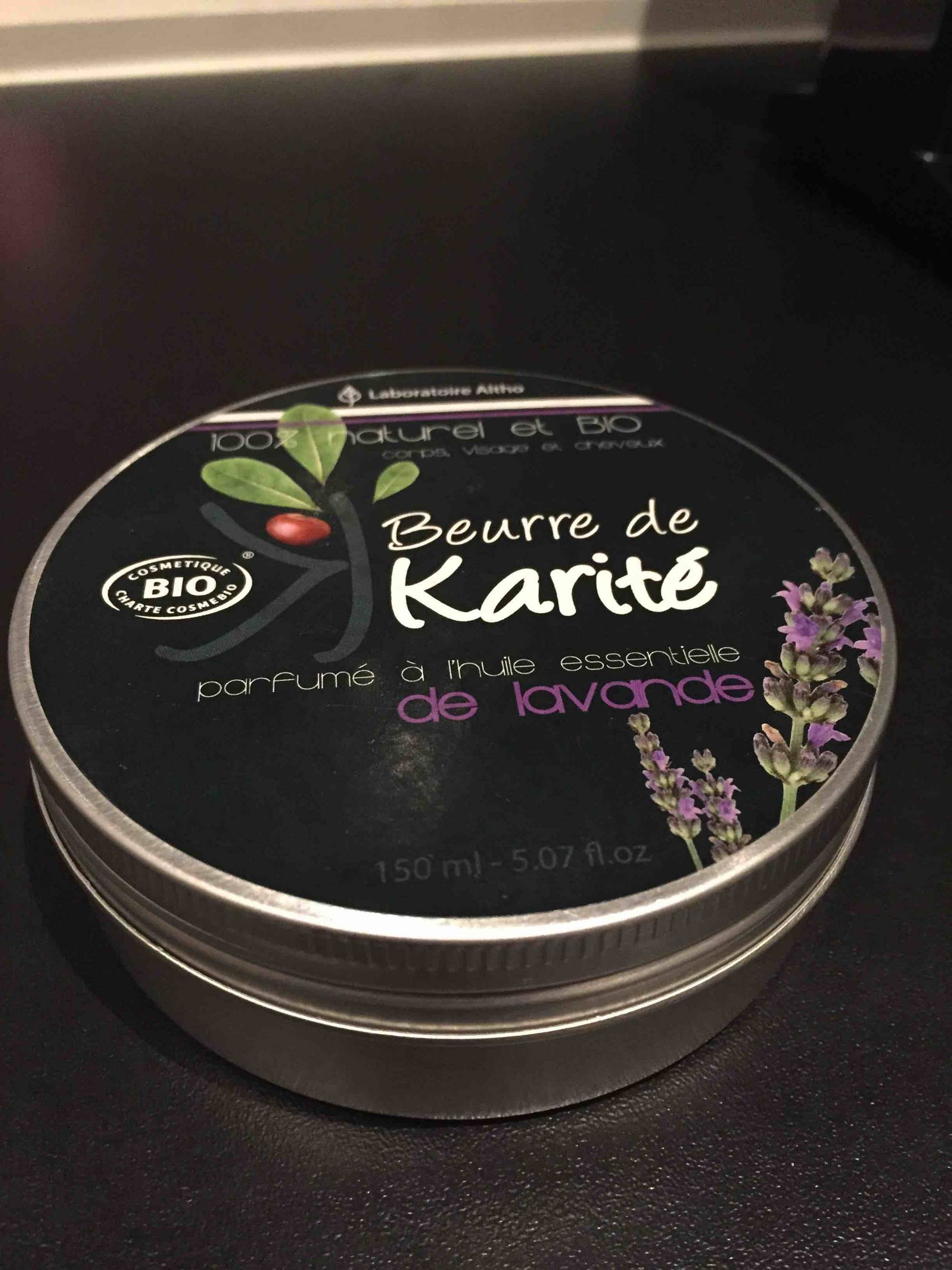 LABORATOIRE ALTHO - Beurre de Karité parfumé à l'huile essentielle de lavande