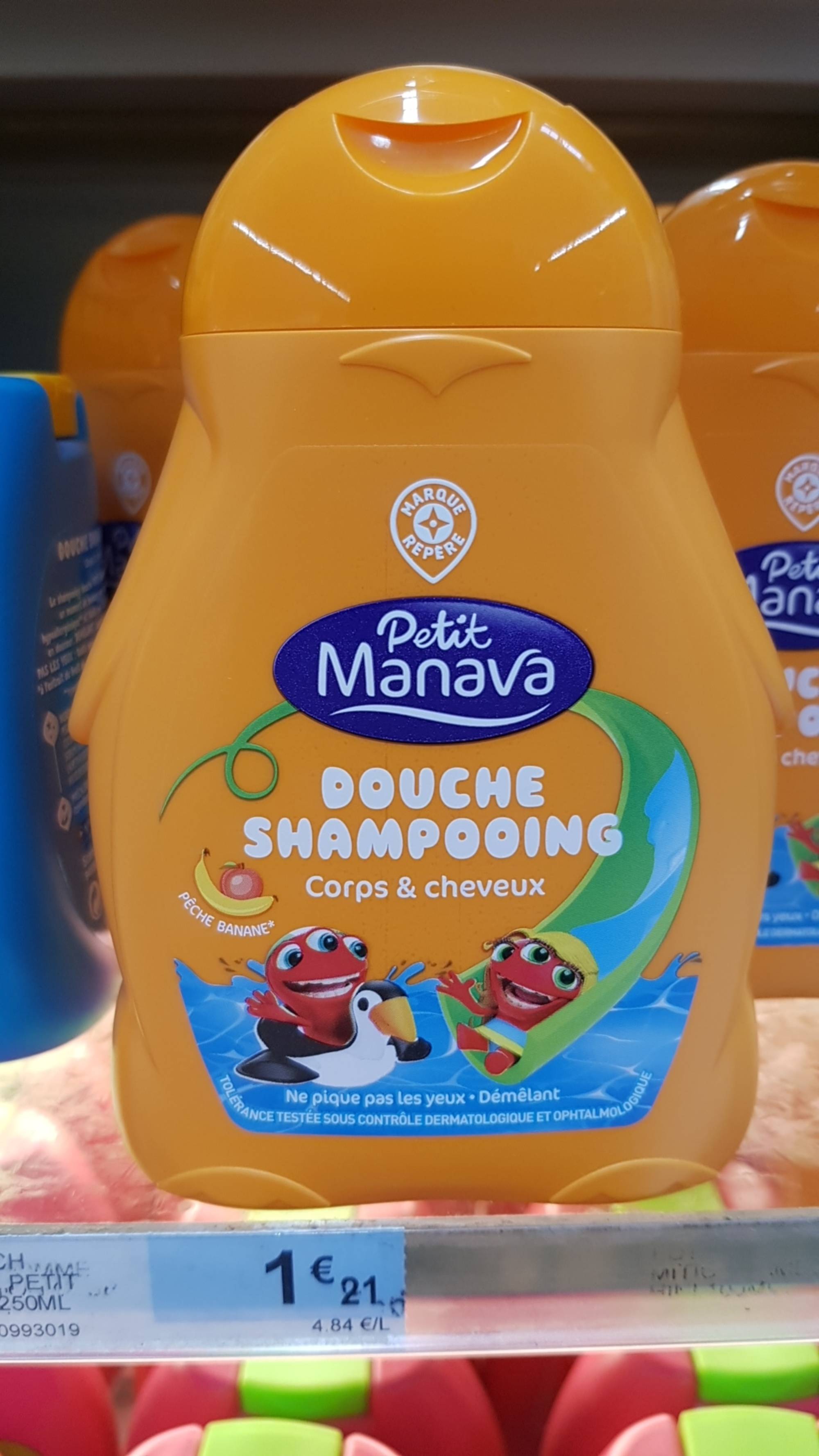 MARQUE REPÈRE - Petit manava - Douche shampooing