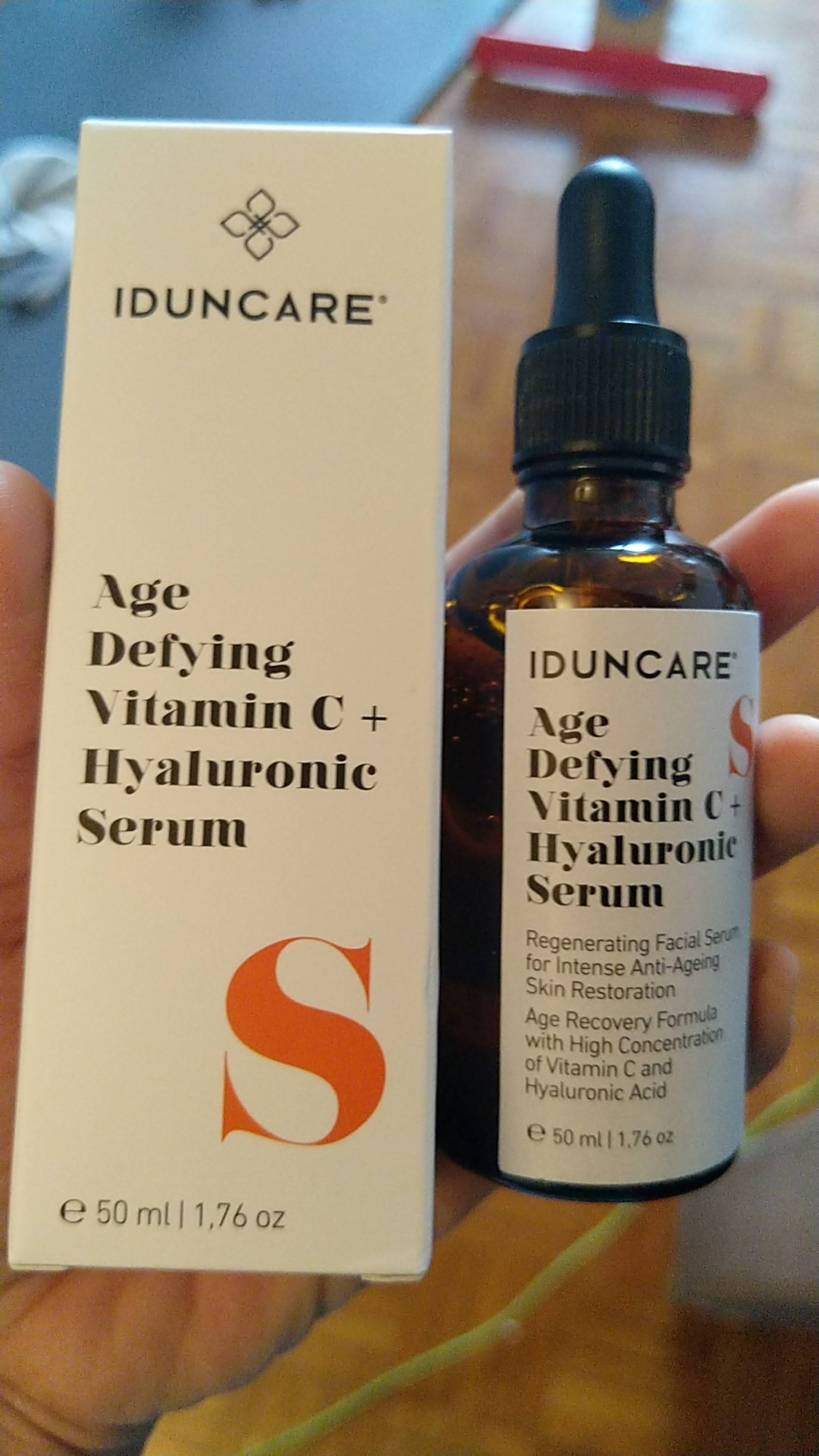 IDUNCARE - Age defying vitamin C + Hyaluronic serum