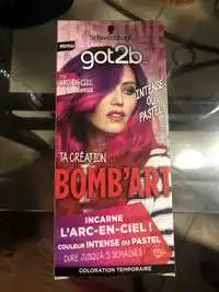 SCHWARZKOPF - Got2b bomb'art - Coloration temporaire 110 arc-en-ciel