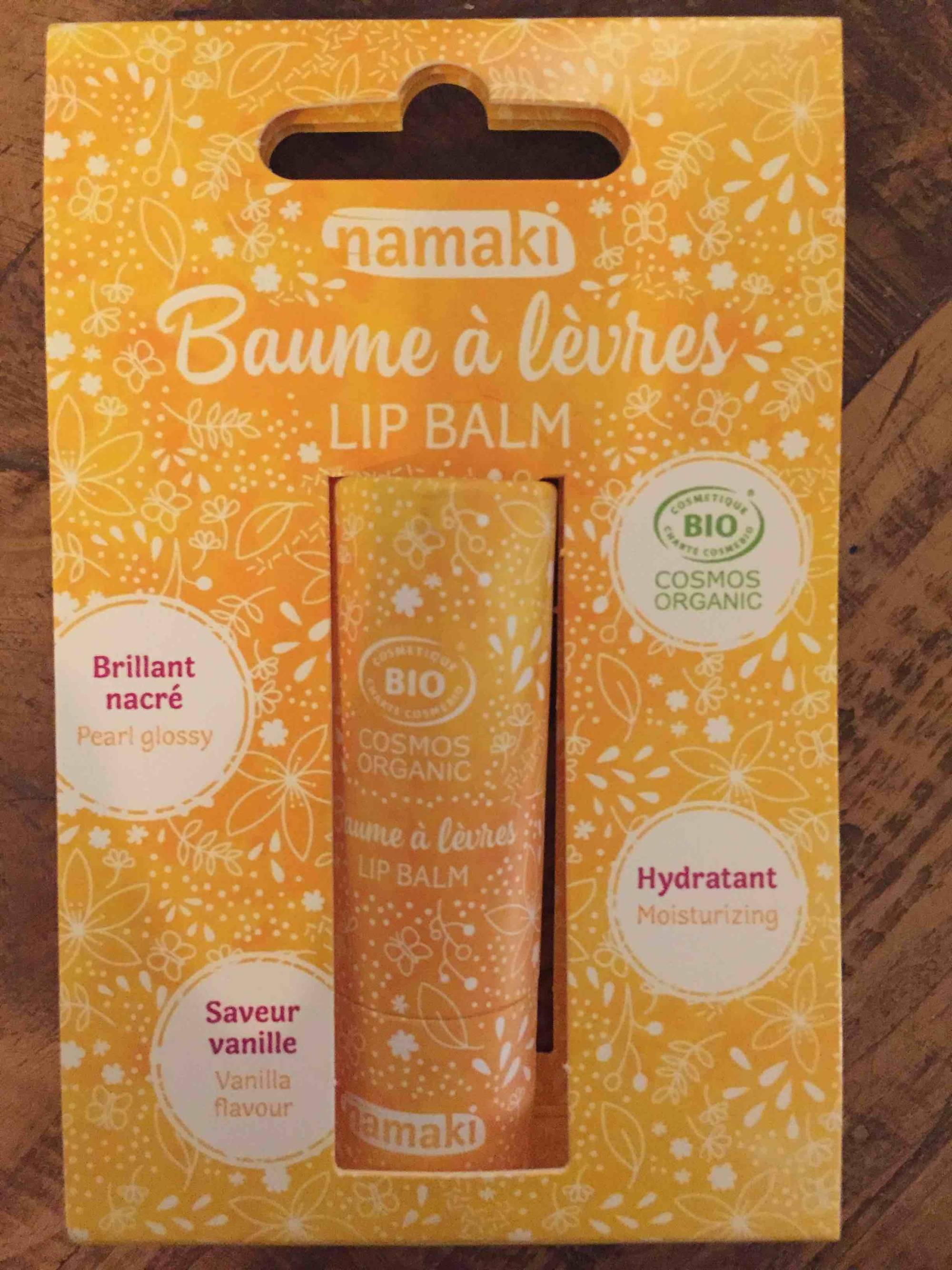 NAMAKI - Baume à lèvres saveur vanille
