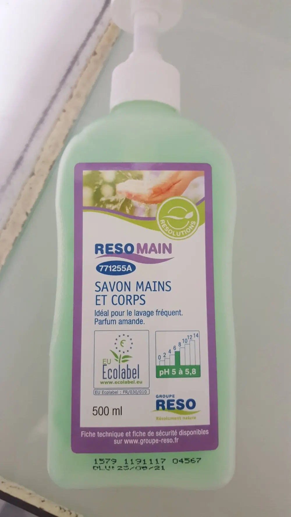 GROUPE RESO - Resomain - Savon mains et corps