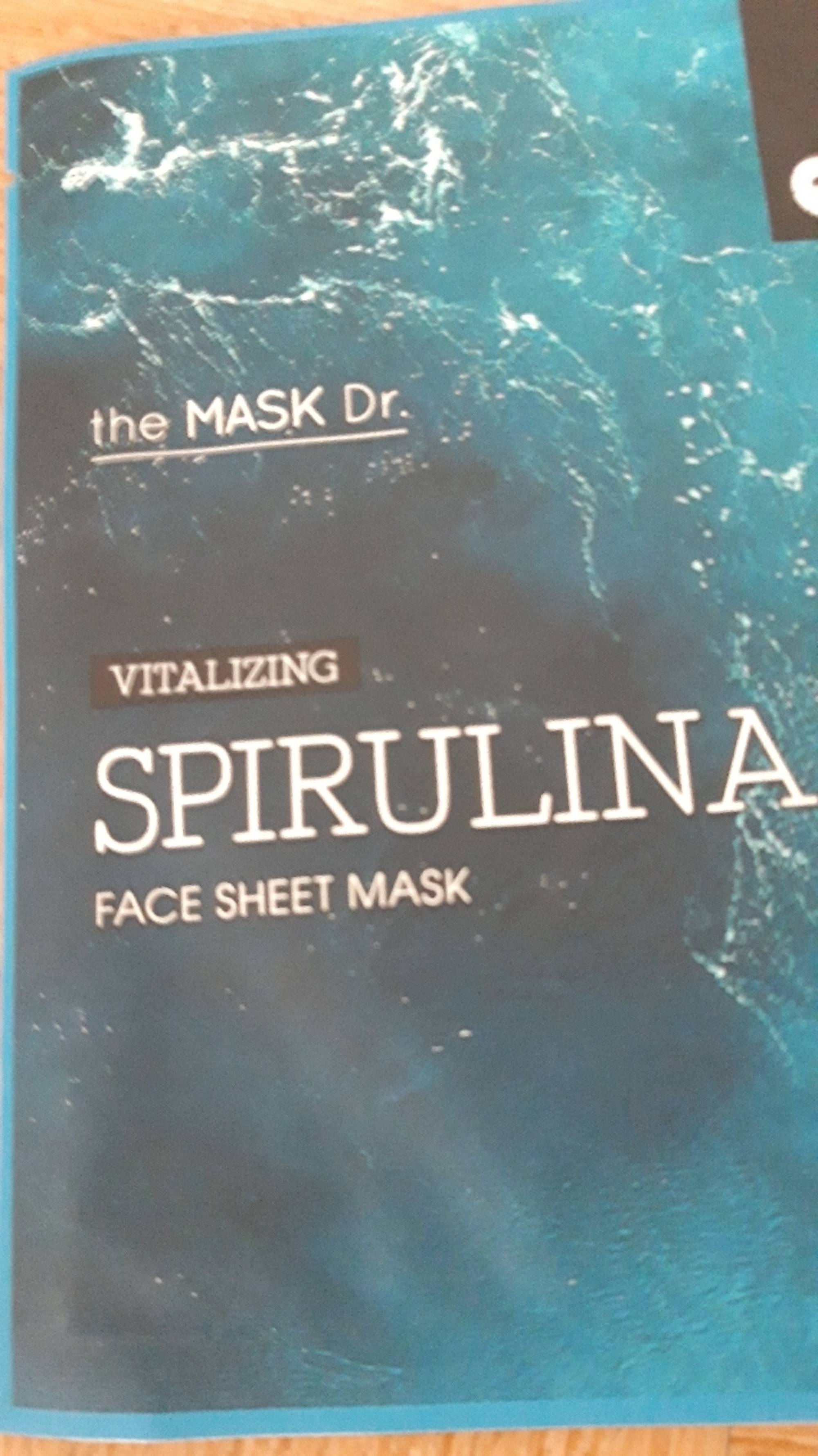 ORANGE CREATIVES - The mask Dr. - Spirulina - Face sheet mask