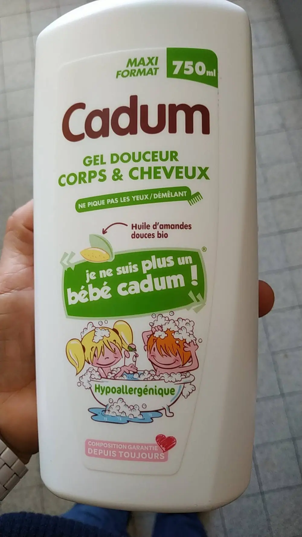 CADUM - Je ne suis plus un bébé cadum! - Gel douceur corps & cheveux