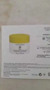 SEPHORA - Zinc - Masque boue purifiant