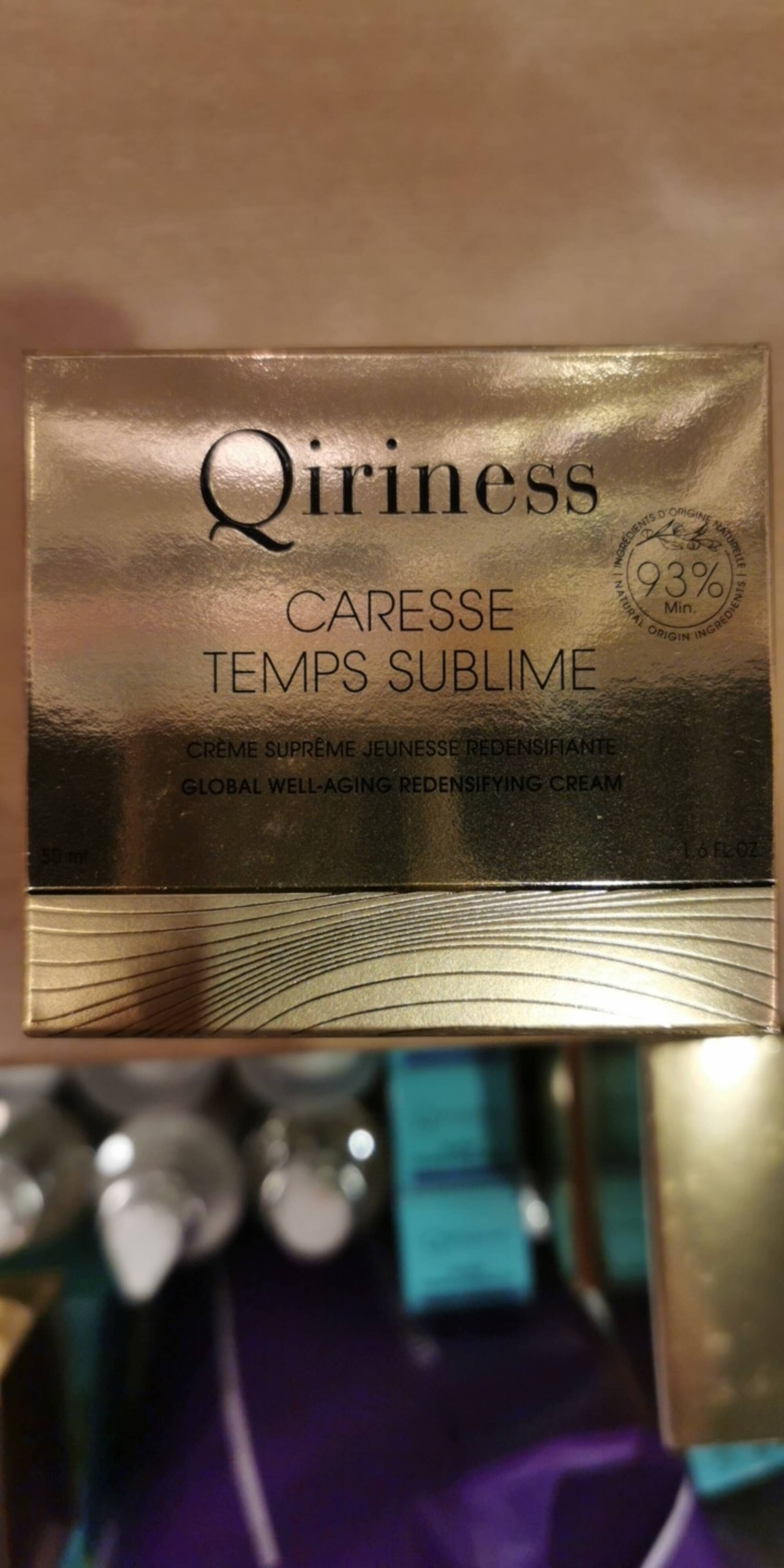 QIRINESS - Caresse temps sublime - Crème suprême jeunesse redensifiante
