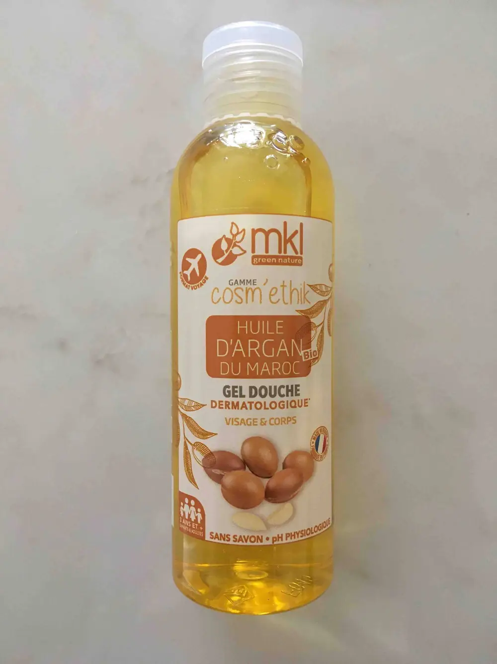 MKL GREEN NATURE - Cosm'ethik huile d'argan du Maroc - Gel douche