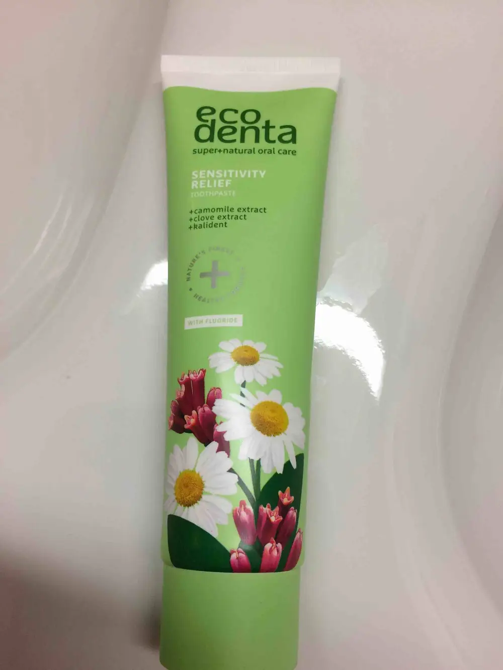 ECODENTA - Sensitivity relief toothpaste whit fluoride