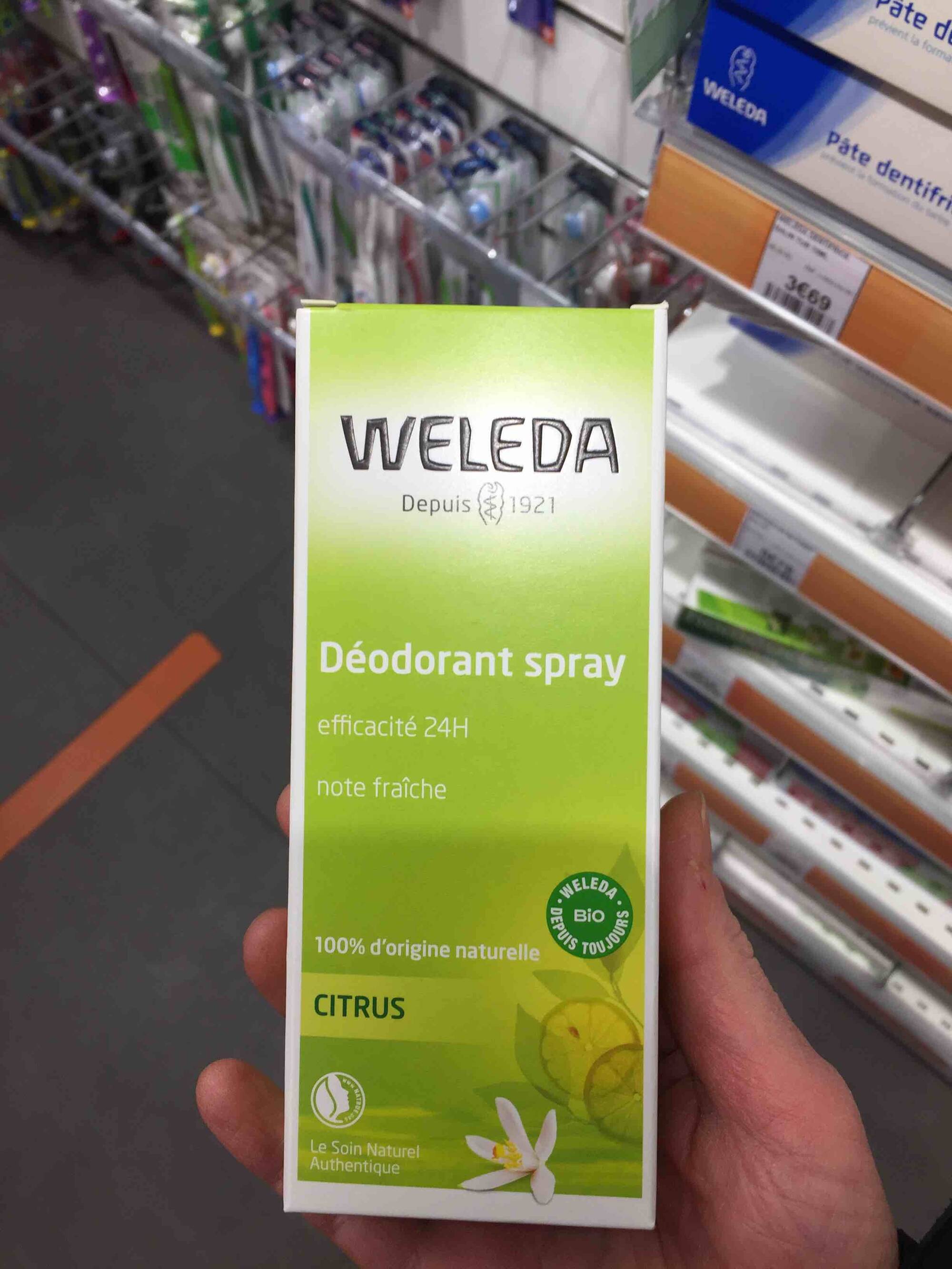 WELEDA - Déodorant spray citrus 24h