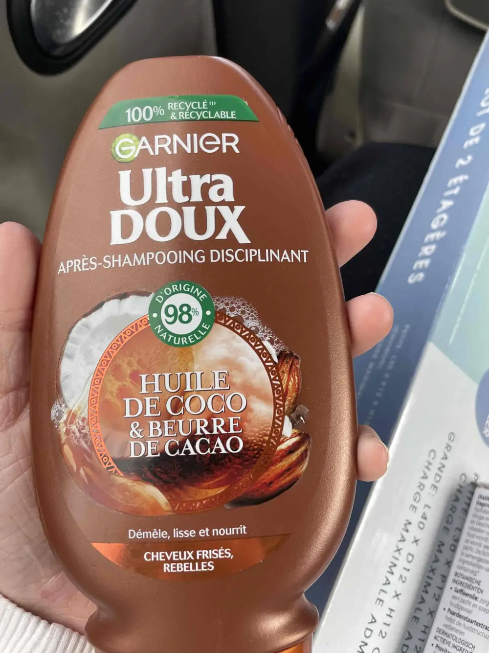 GARNIER - Huile de Coco & Beurre de Cacao - Après-shampooing disciplinant